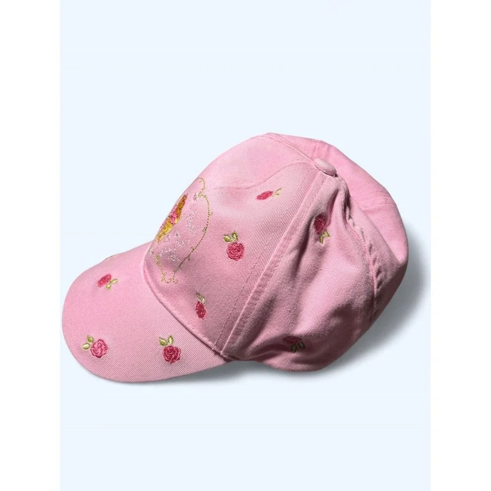 Pooh Bear & Friends Pooh Piglet Pink‎ Embroidered Baseball Cap Sz 2T - 3T Retro